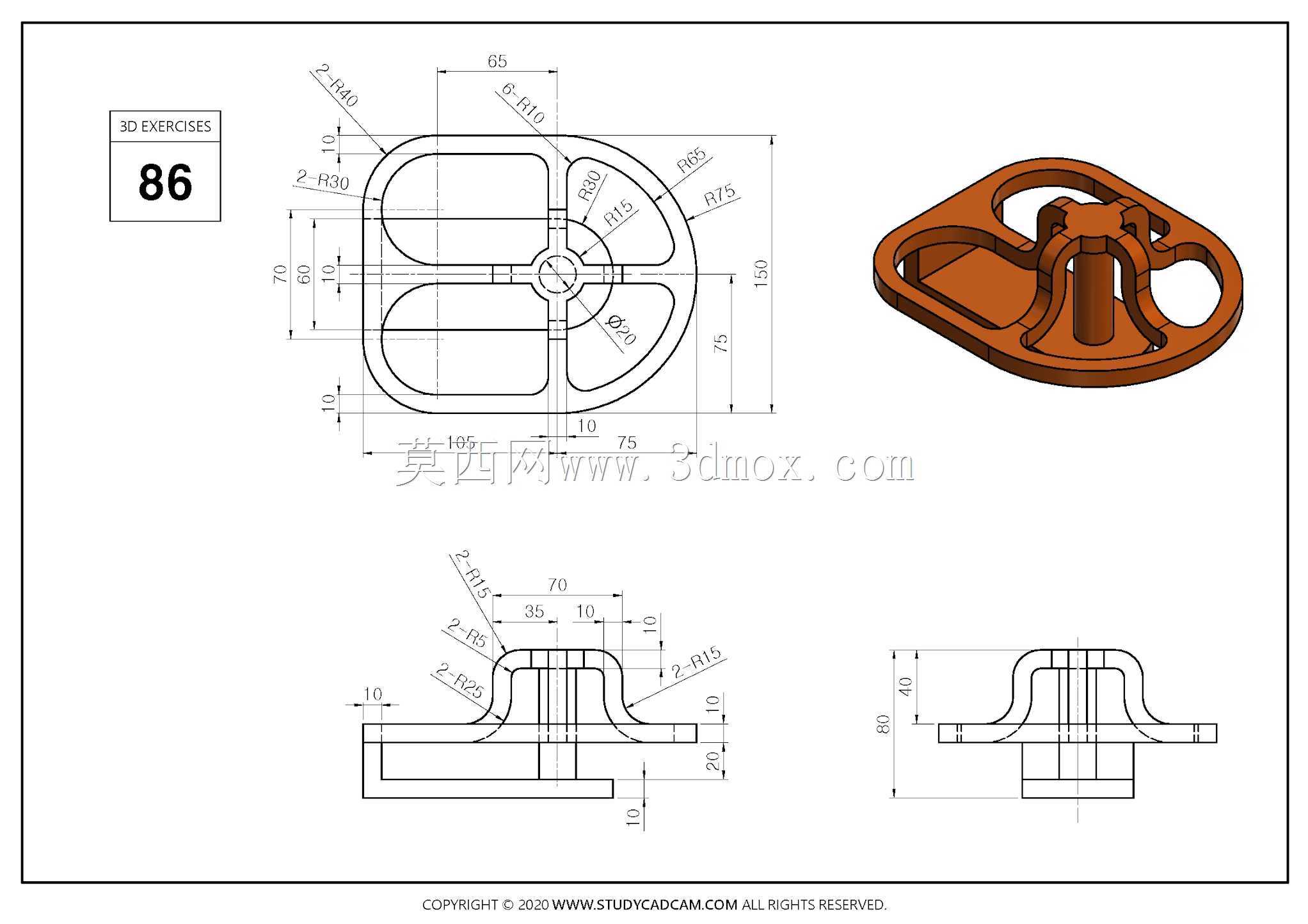 Studycadcam 3D CAD��ϰ86 Autodesk Inventor Pro