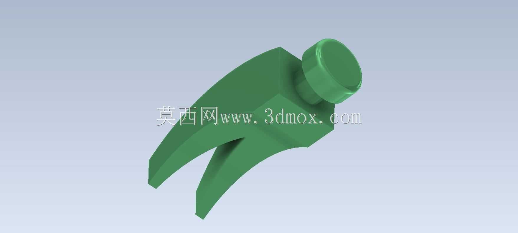 Studycadcam 3D CAD练习85/简易锤头Autodesk Inventor Pro