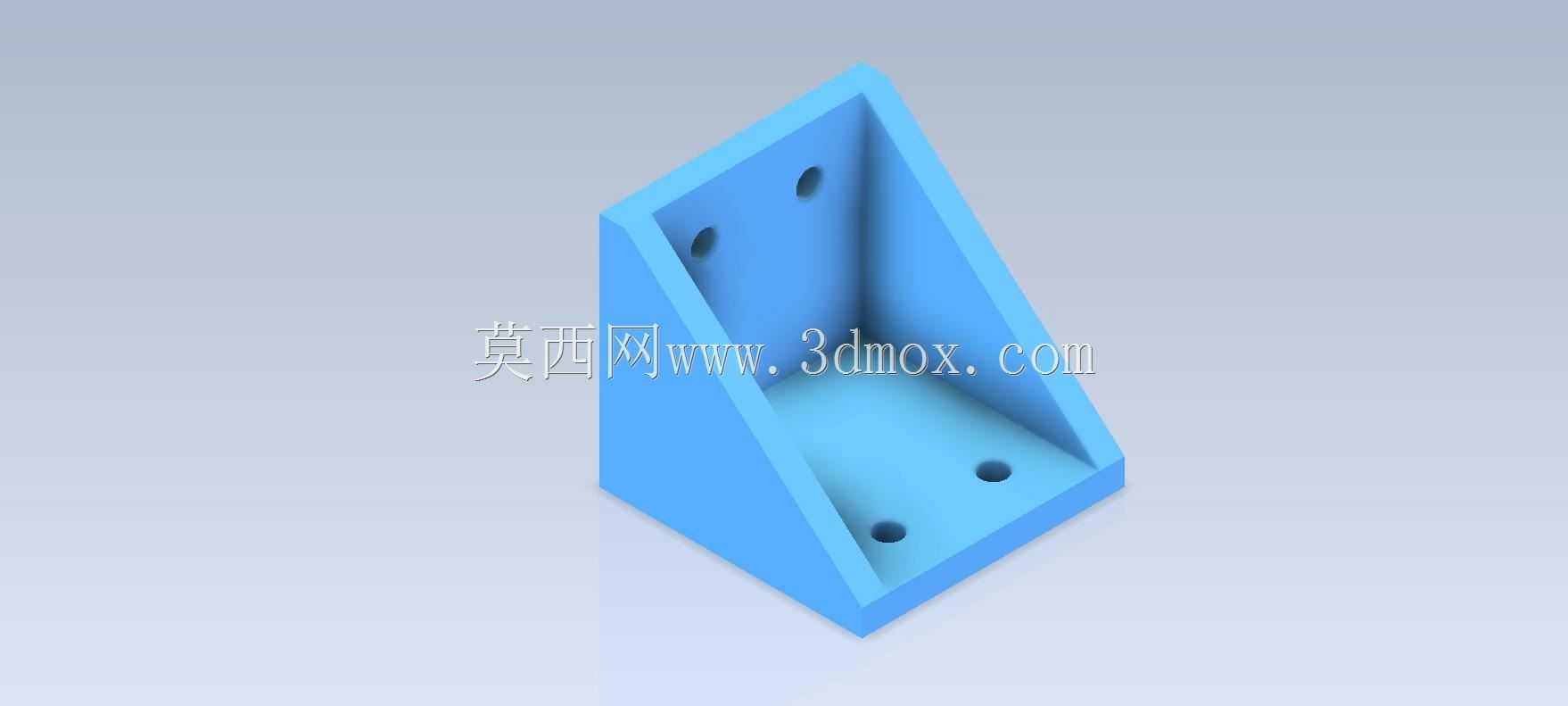 Studycadcam 3D CAD练习78角支架Autodesk Inventor Pro