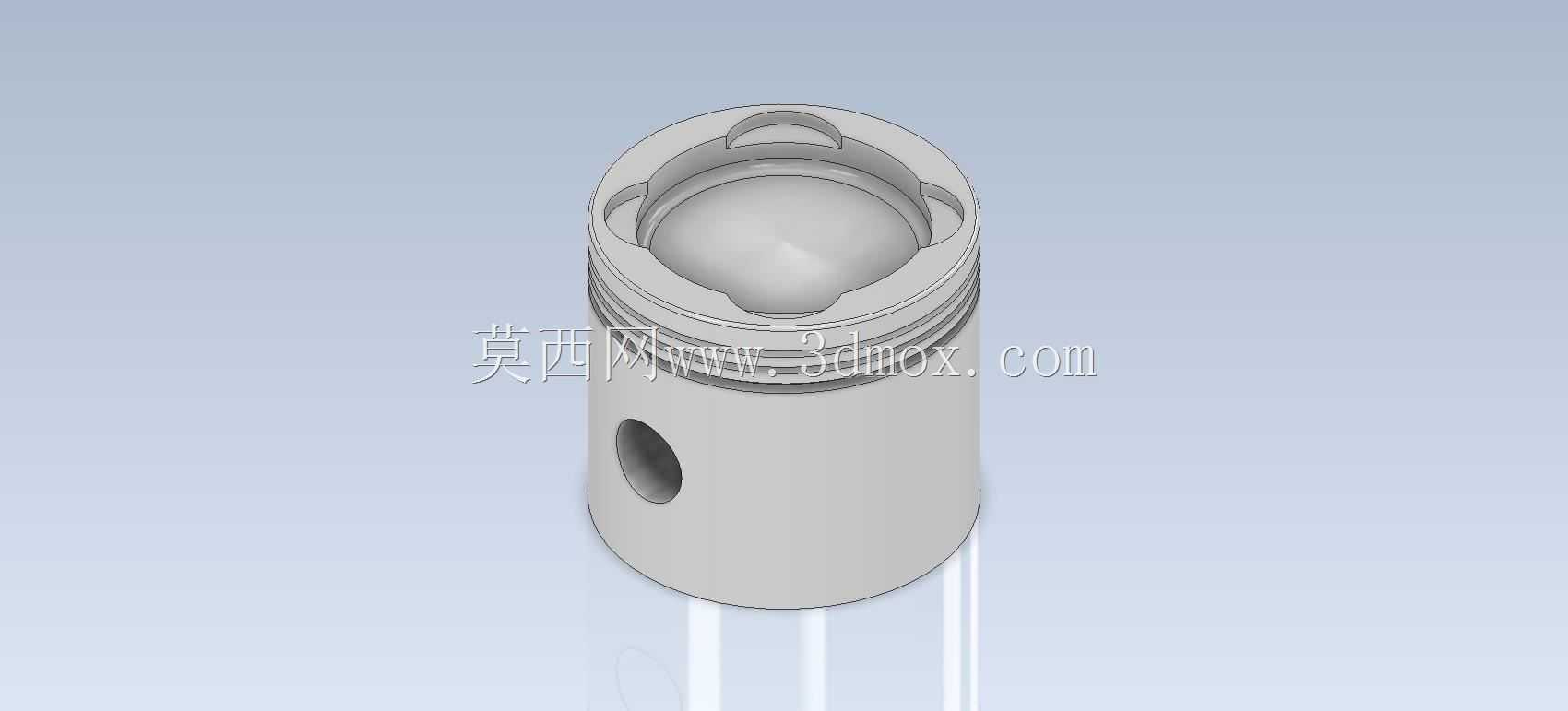 Studycadcam 3D CAD练习65/活塞头Autodesk Inventor Pro