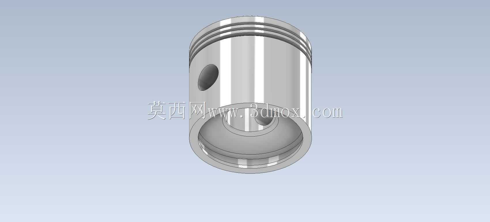 Studycadcam 3D CAD练习65/活塞头Autodesk Inventor Pro