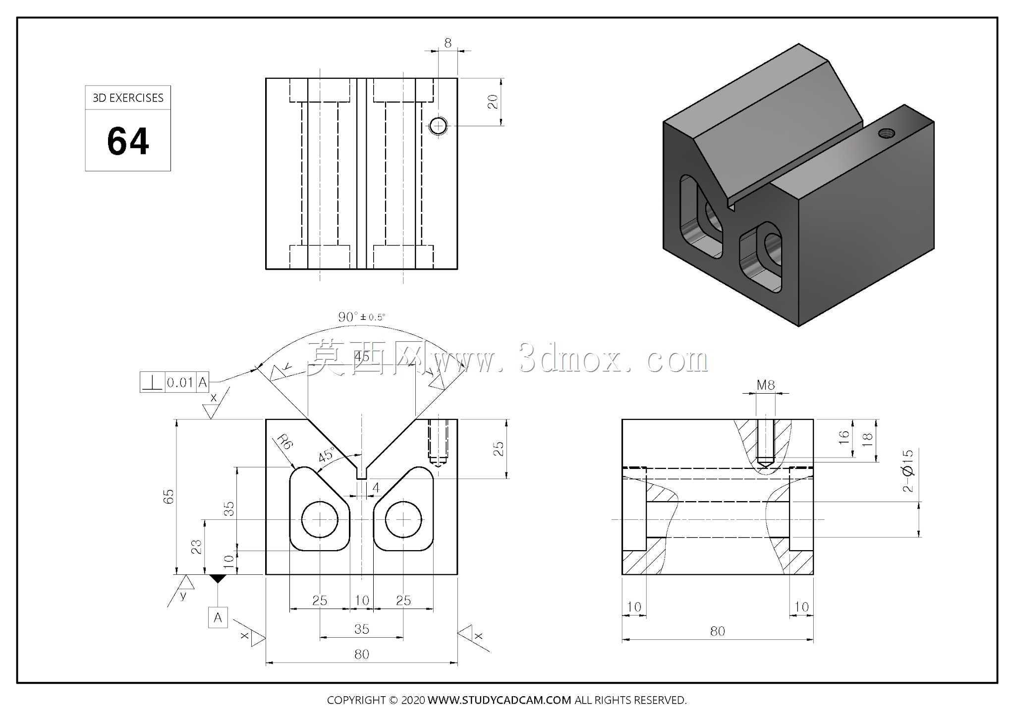 Studycadcam 3D CAD��ϰ64/v��Autodesk Inventor Pro