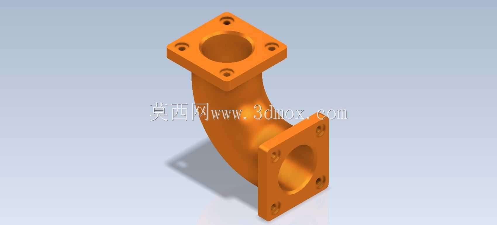 Studycadcam 3D CAD练习63/管道接头Autodesk Inventor Pro
