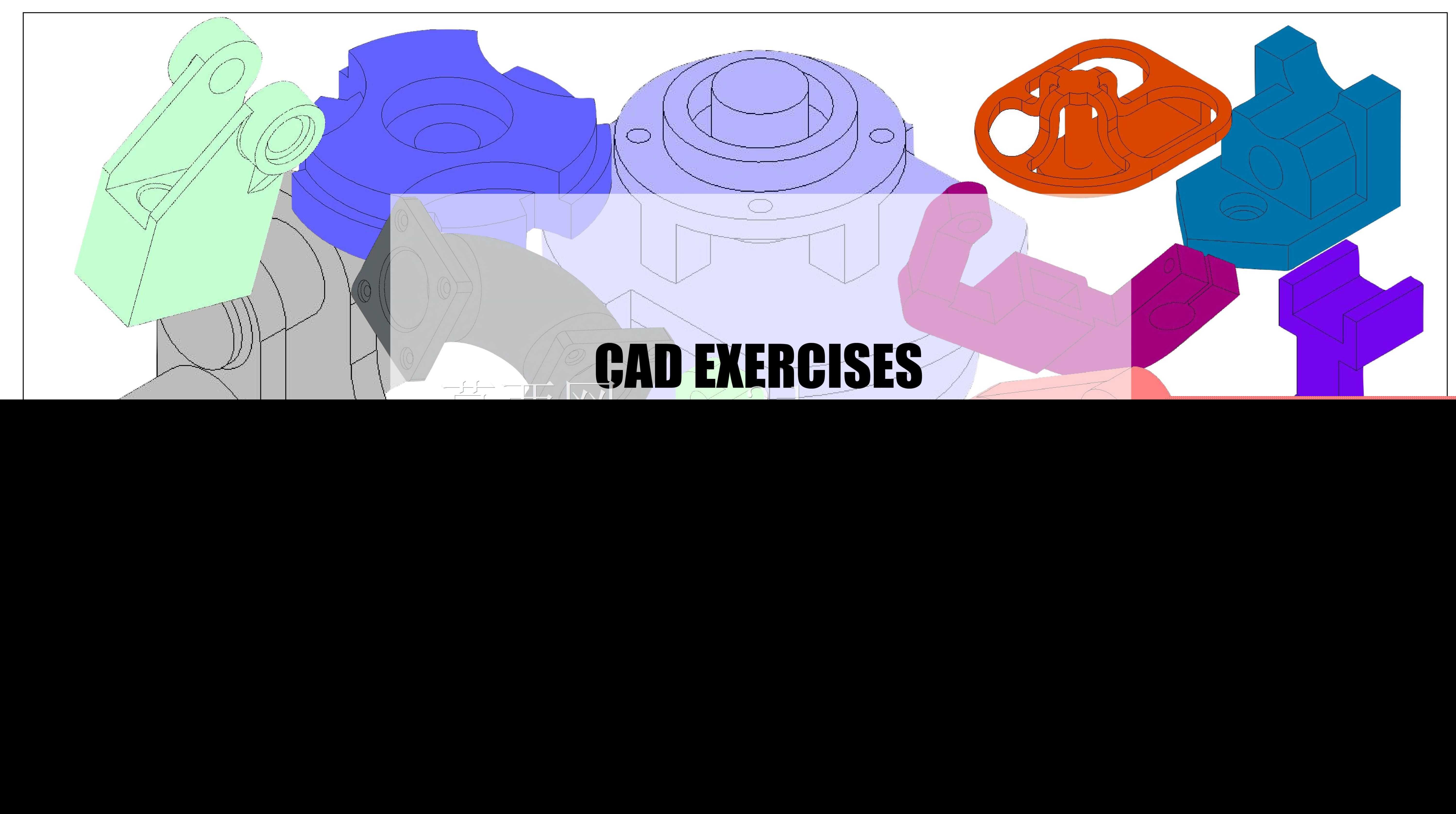 \“这是一篇大文章\”所有3D和2D到3D CAD练习