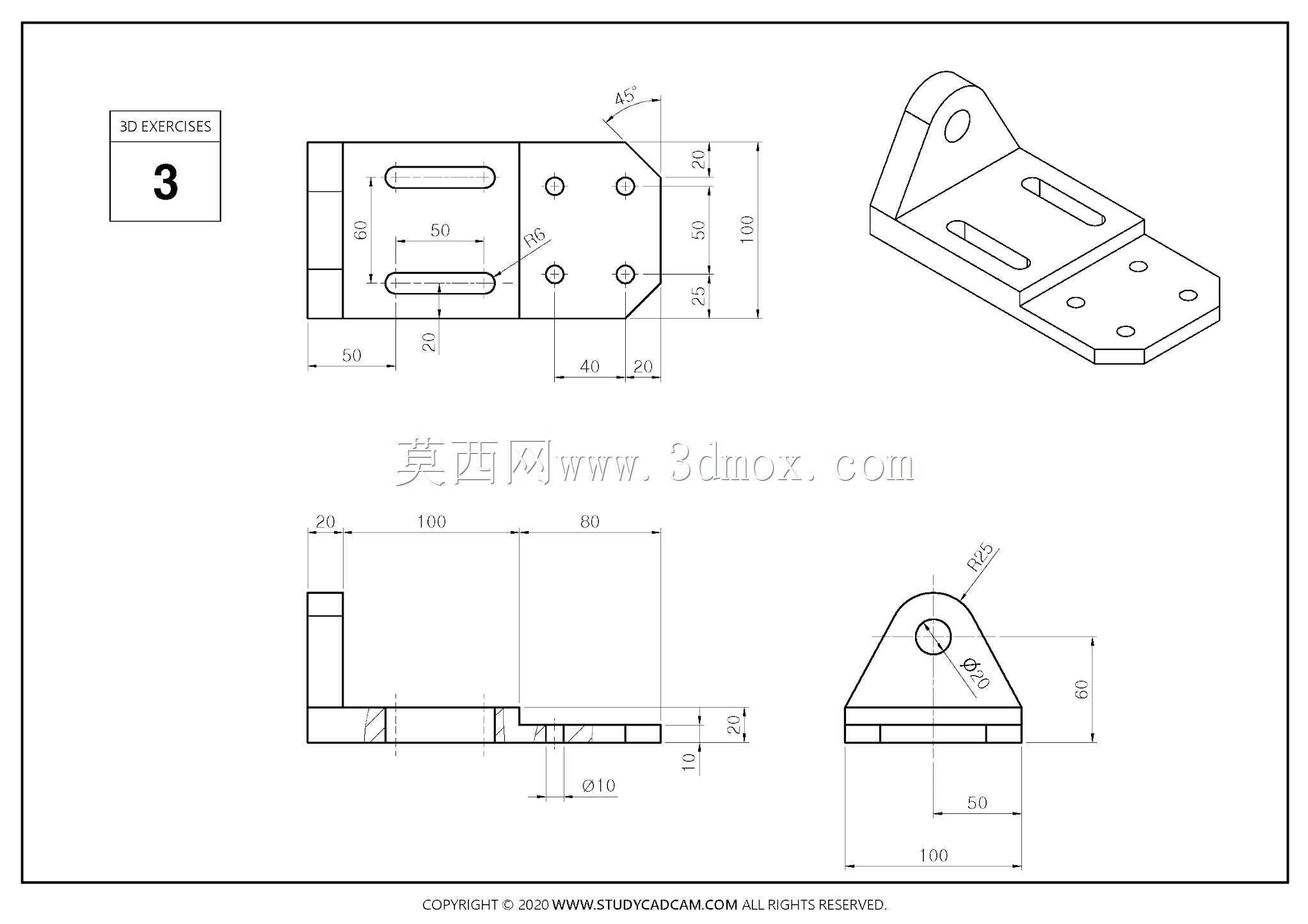 \“这是一篇大文章\”所有3D和2D到3D CAD练习