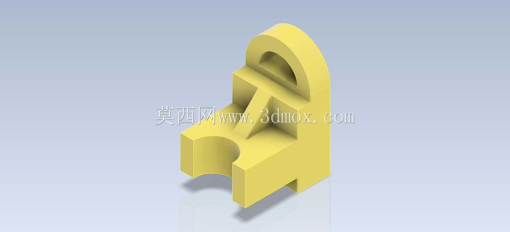 3D CAD基本练习8 fast piece/pieza rápida16 Autodesk Inventor Pro
