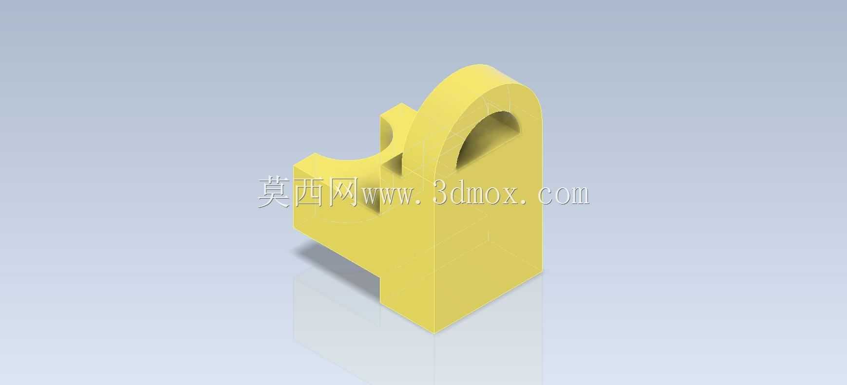 3D CAD基本练习8 fast piece/pieza rápida16 Autodesk Inventor Pro