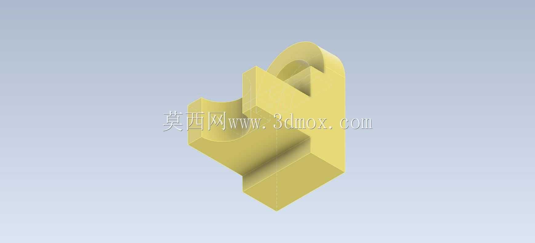 3D CAD基本练习8 fast piece/pieza rápida16 Autodesk Inventor Pro