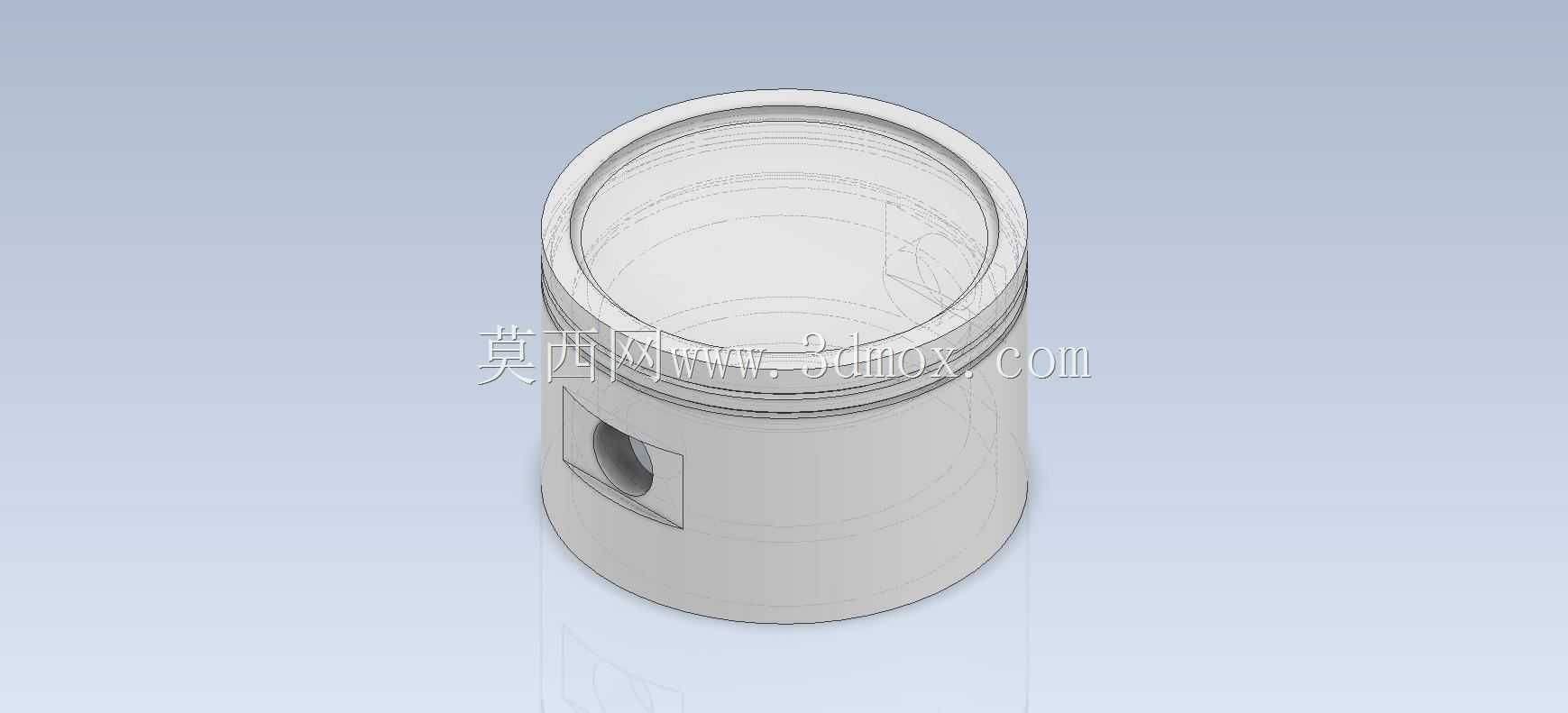 CADEXERCISE 3D CAD练习258/活塞Autodesk Inventor Pro