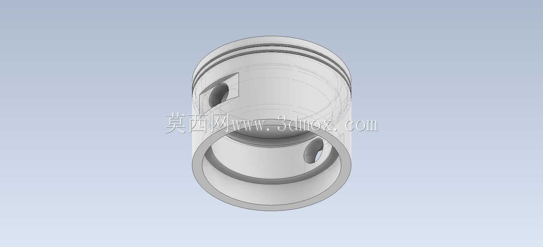 CADEXERCISE 3D CAD练习258/活塞Autodesk Inventor Pro