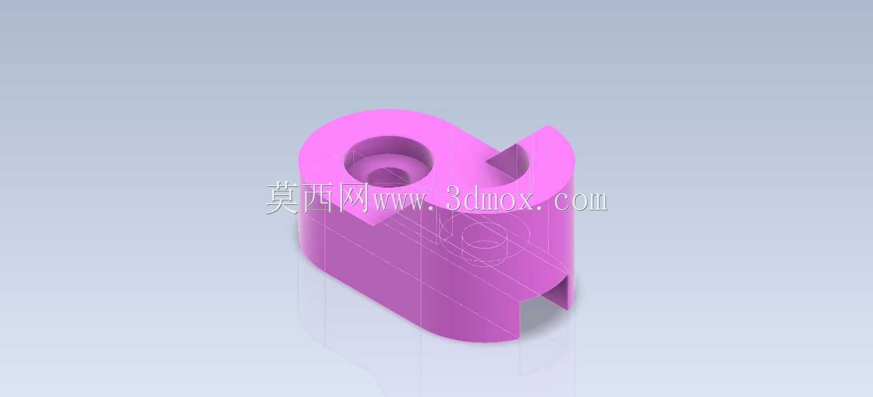 3D CAD基本练习8 fast piece/pieza rápida 8 Autodesk Inventor Pro