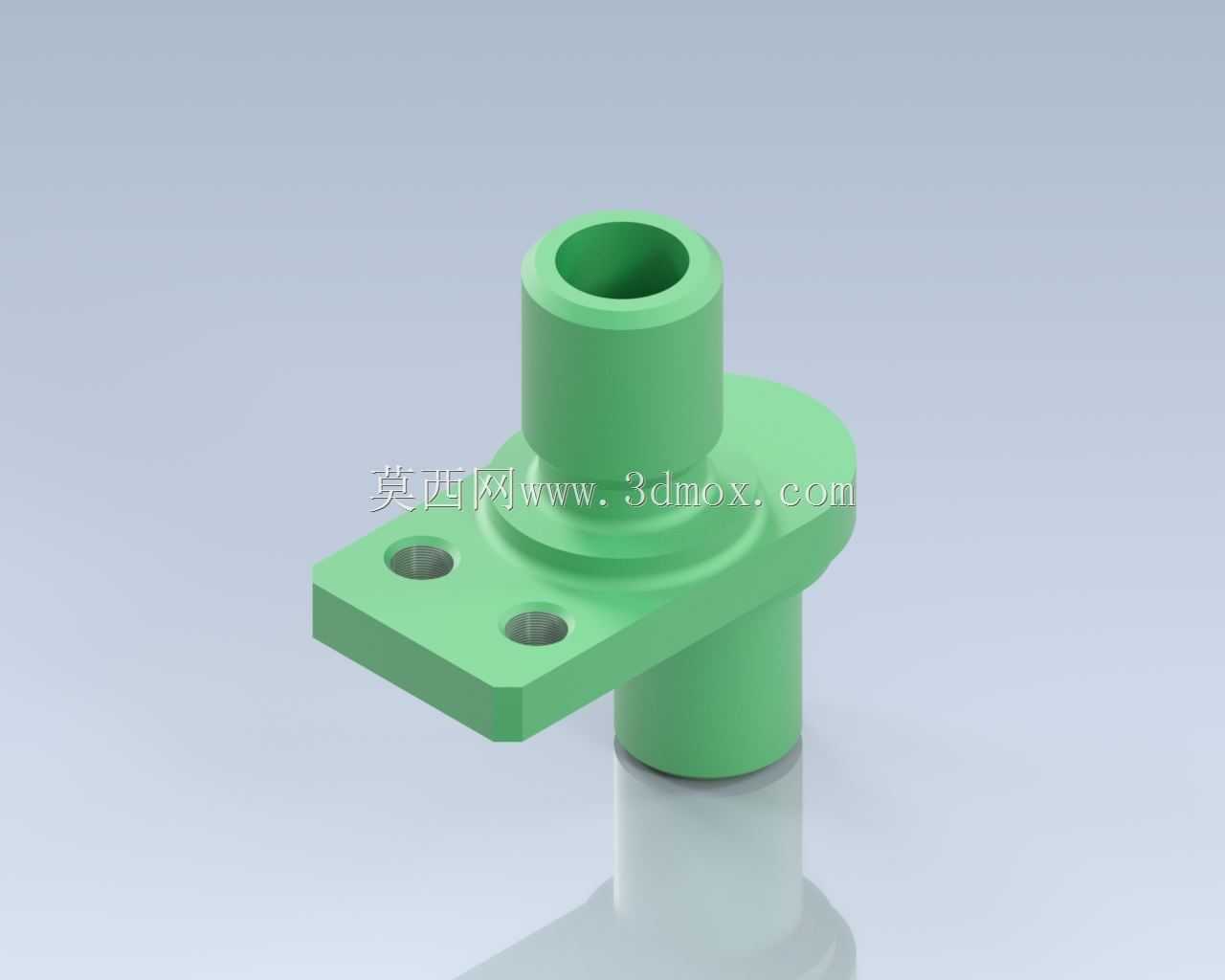CAD轴支架/Soport de eje Prismacad。它是Autodesk Inventor Pro