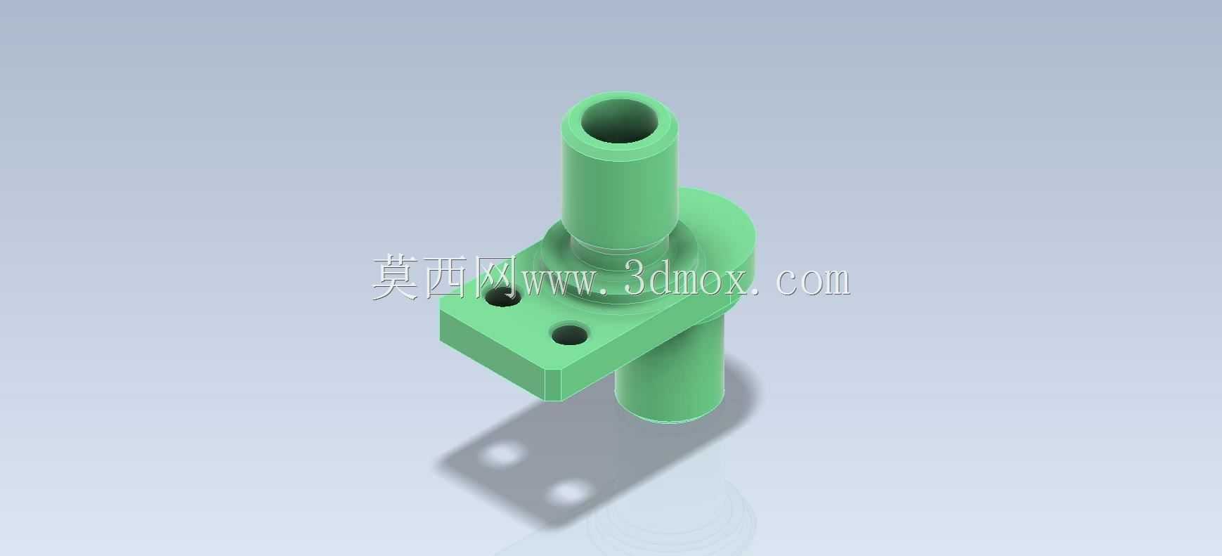 CAD轴支架/Soport de eje Prismacad。它是Autodesk Inventor Pro