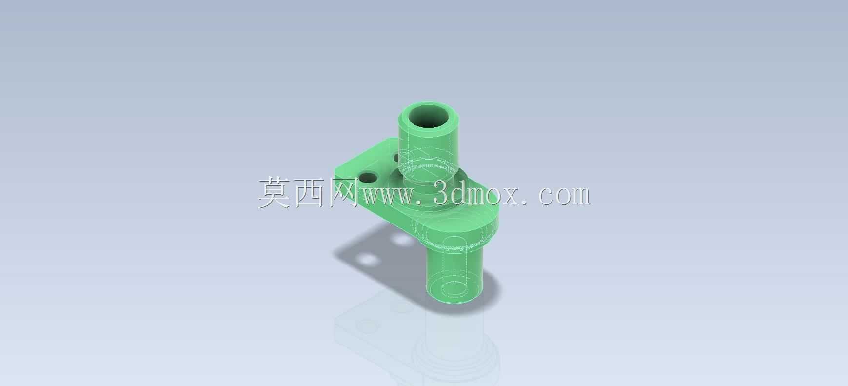CAD轴支架/Soport de eje Prismacad。它是Autodesk Inventor Pro