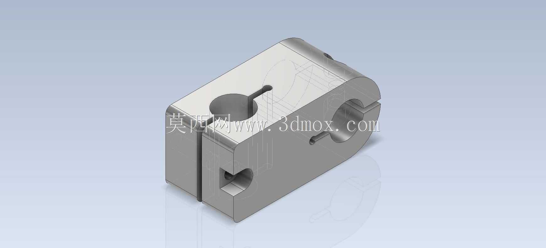 Studycadcam 3D CAD练习584/可调连接器/可调连接器Autodesk Inventor Pro