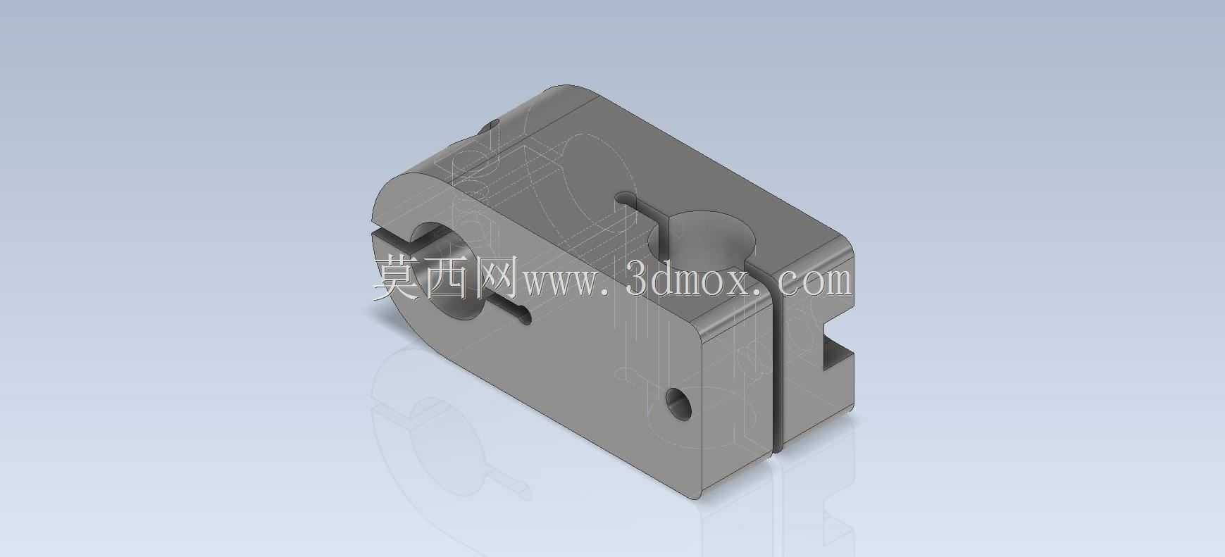 Studycadcam 3D CAD练习584/可调连接器/可调连接器Autodesk Inventor Pro