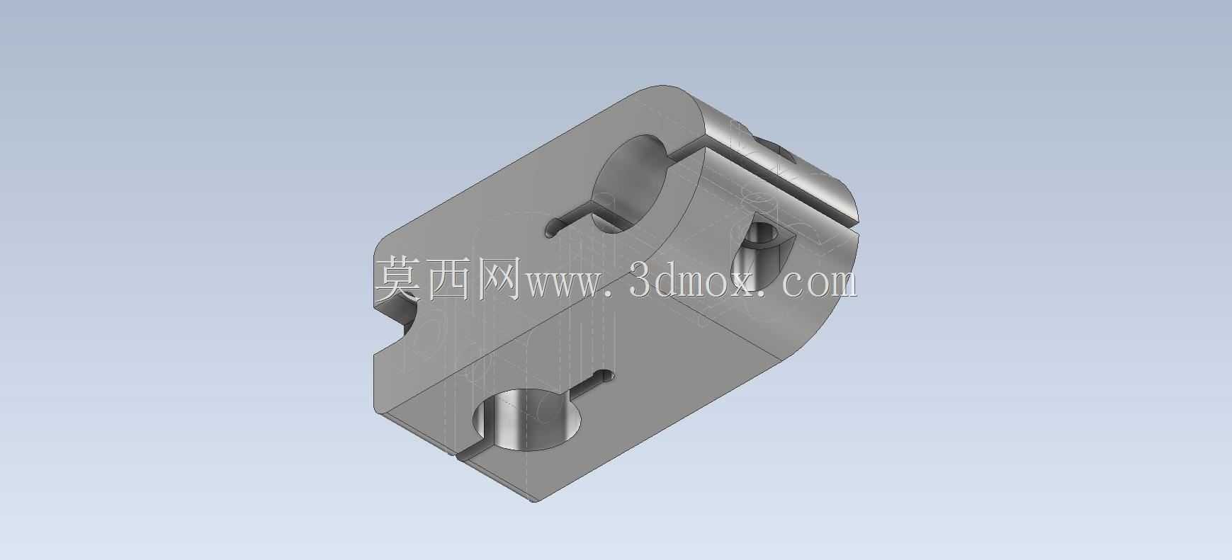 Studycadcam 3D CAD练习584/可调连接器/可调连接器Autodesk Inventor Pro
