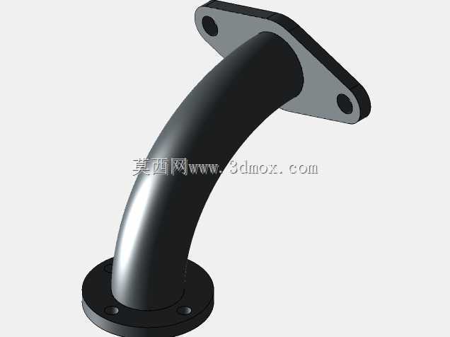 caddexpert CAD 3D��ϰ124/������ͷ/codo con brida Autodesk Inventor Pro
