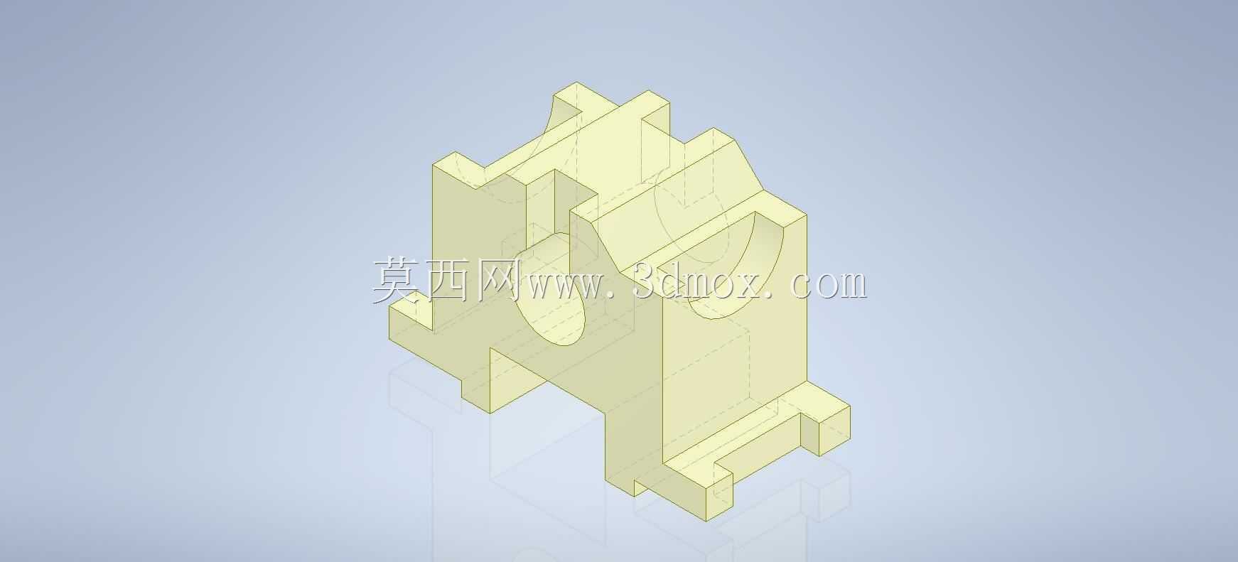 3D CAD基本练习13 fast piece/pieza rápida 13 Autodesk Inventor Pro