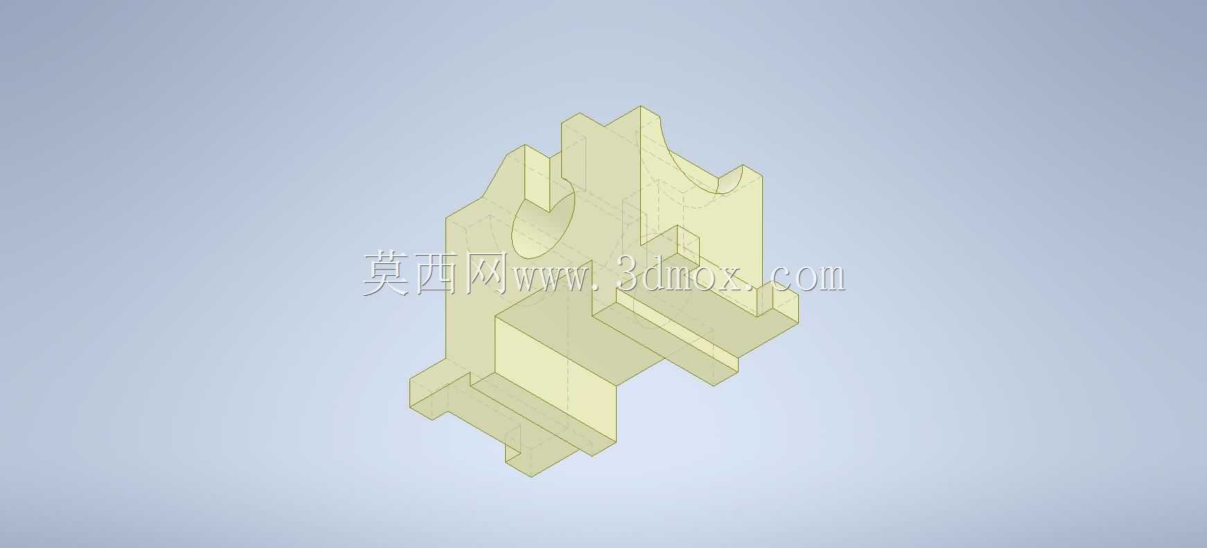 3D CAD基本练习13 fast piece/pieza rápida 13 Autodesk Inventor Pro