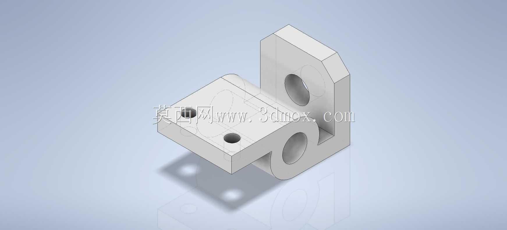 Studycadcam 3D 129 CAD练习Autodesk Inventor Pro