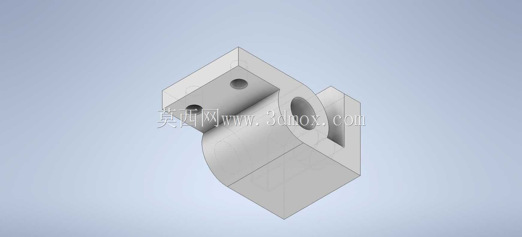 Studycadcam 3D 129 CAD练习Autodesk Inventor Pro