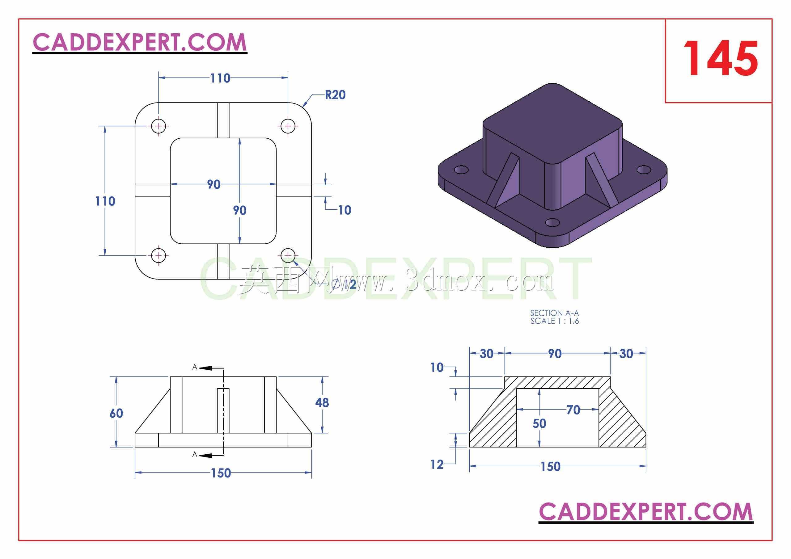 caddexpert CAD 3D��ϰ145 Autodesk Inventor Pro