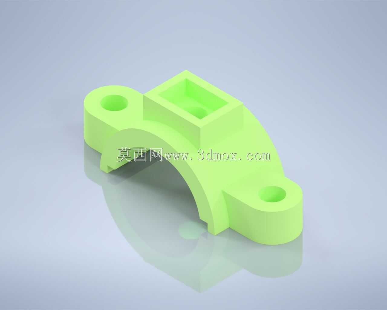 caddexpert CAD 3D练习113/管夹Autodesk Inventor Pro