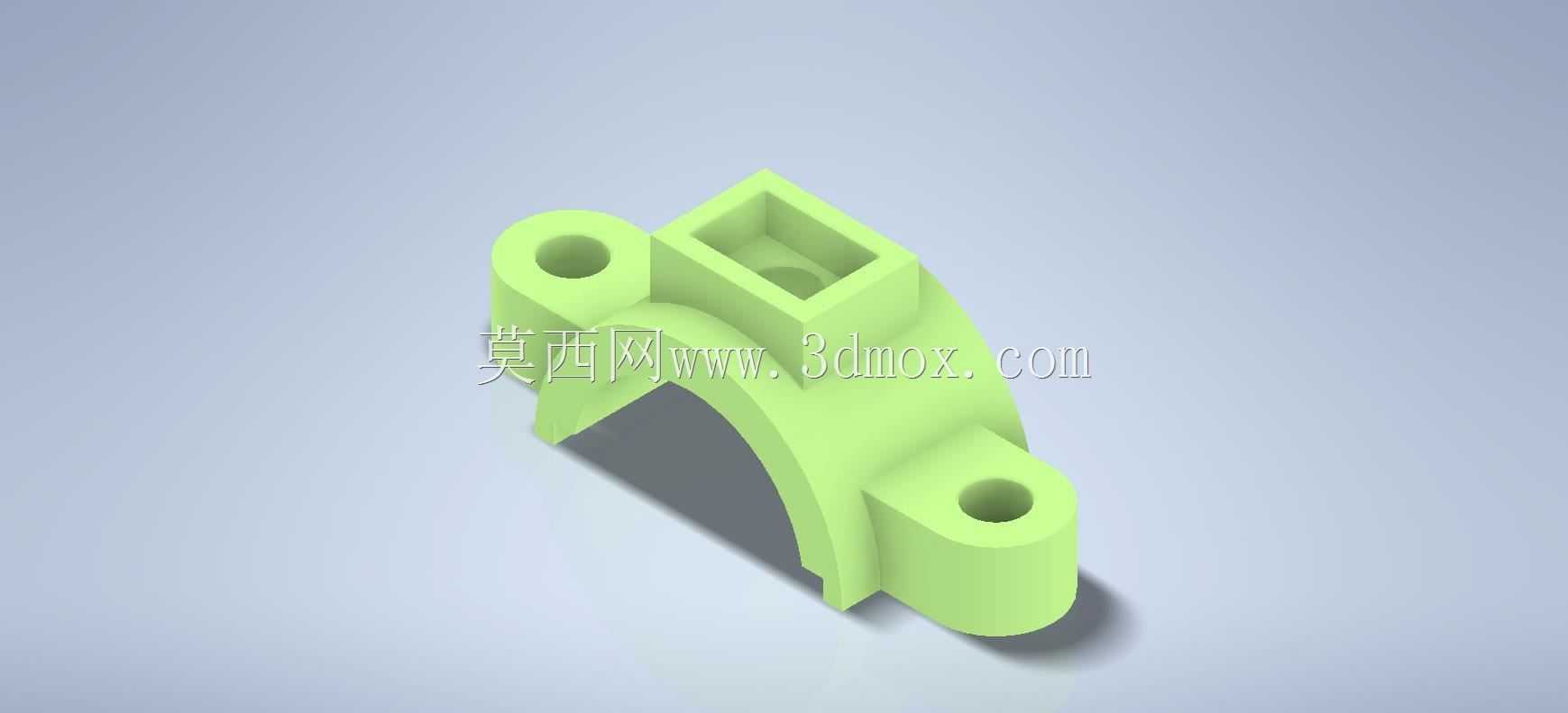 caddexpert CAD 3D练习113/管夹Autodesk Inventor Pro