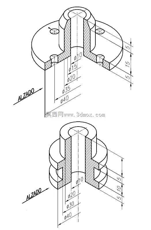3D CAD������ϰ6 fast piece/pieza r��pida 6 Autodesk Inventor Pro