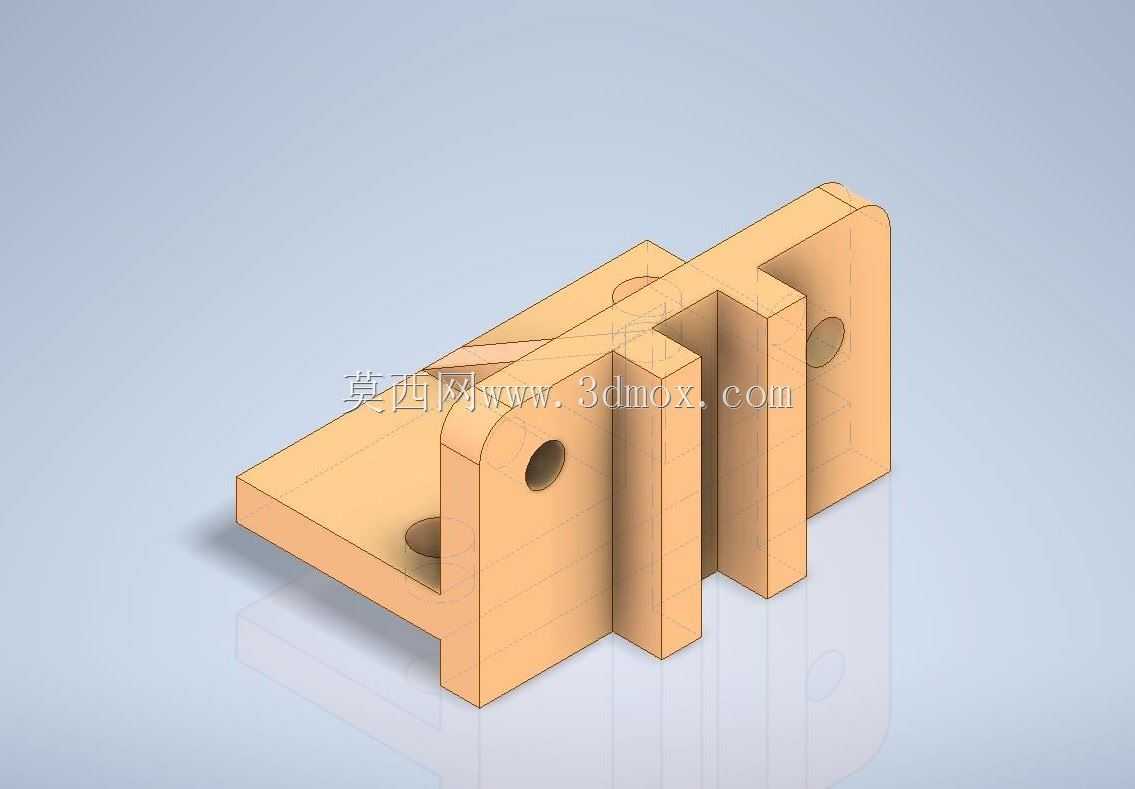 3D CAD基本练习10 fast piece/pieza rapida 10 Autodesk Inventor Pro
