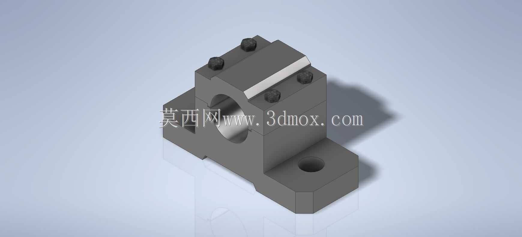 Prismacad CAD练习spindler支架/abrazadera Autodesk Inventor pro