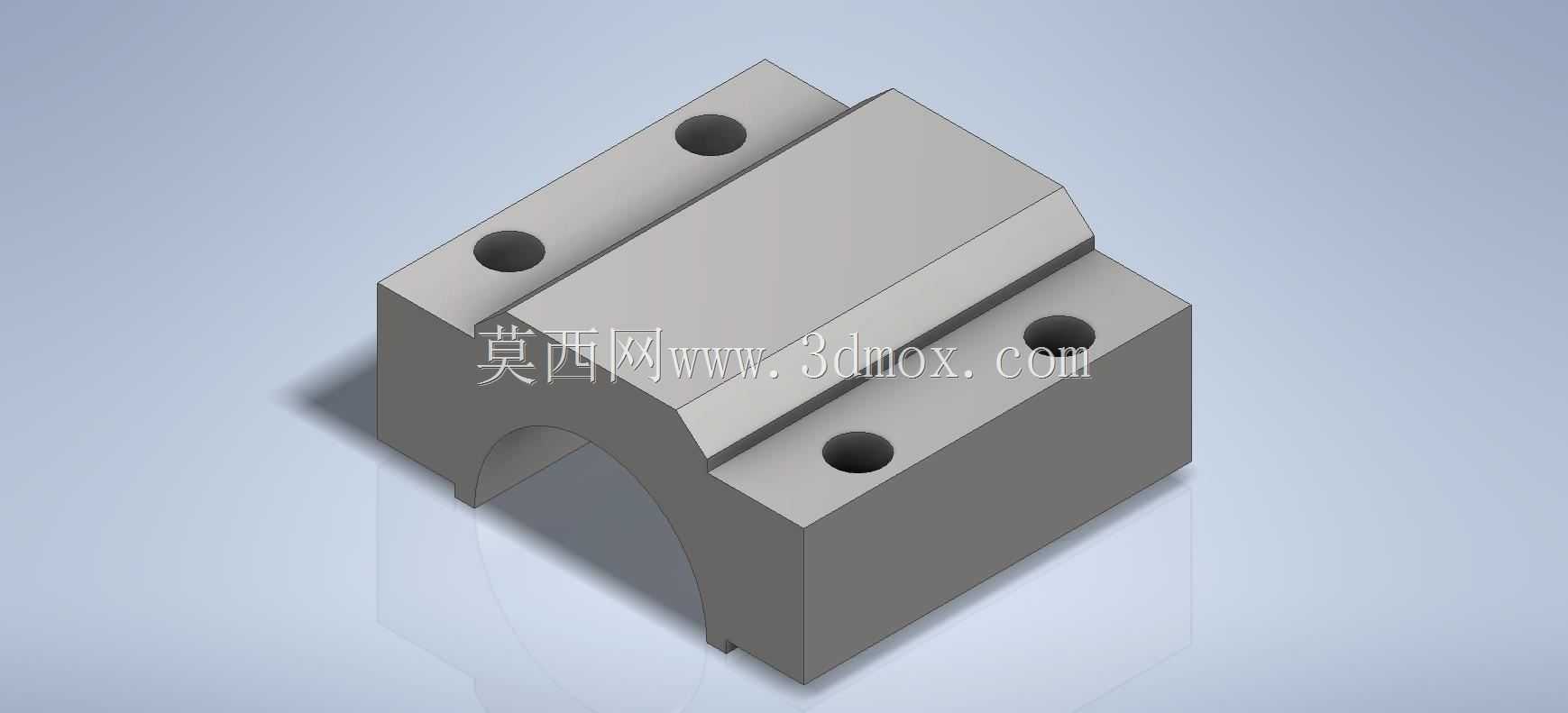 Prismacad CAD练习spindler支架/abrazadera Autodesk Inventor pro