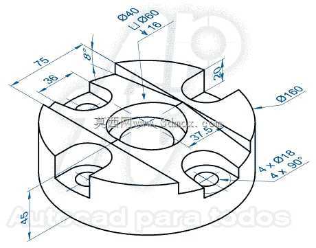 AutoCaParatodos 3D CAD练习27 Autodesk Inventor Pro