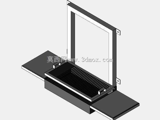 asador empotrable
