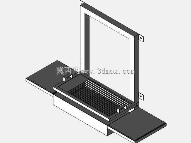 asador empotrable