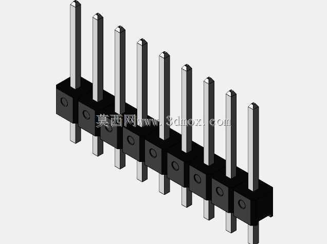pin_header_2.54 SIL_9 pines