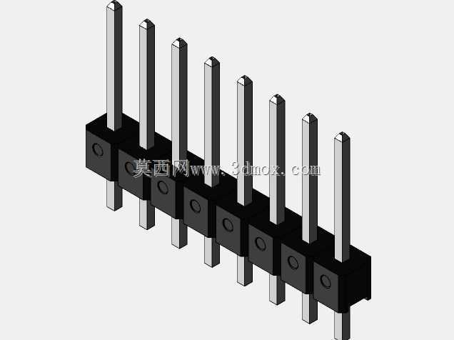 pin_header_2.54 SIL_8 pines