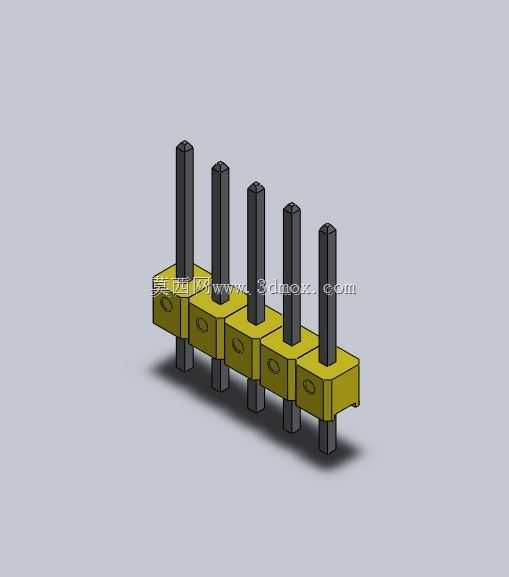 pin_header_2.54 SIL_5 pines