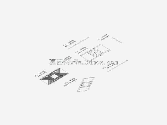 用于PLCC 52插座至主板的BPLCC52基座适配器。
