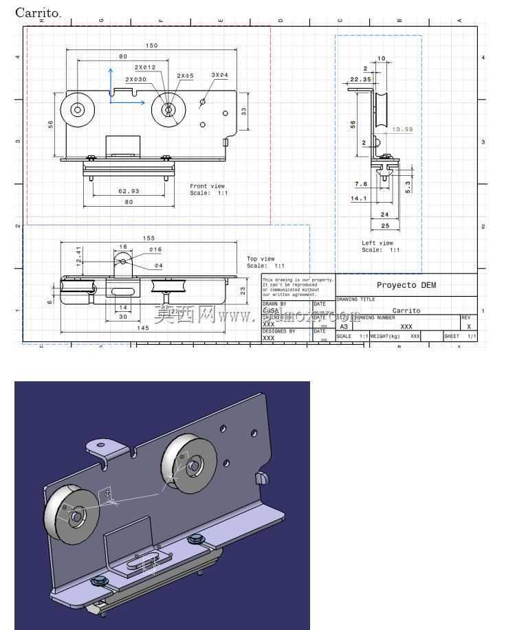 自动门滚轮/滑块-Deslizador para puertas automáticas