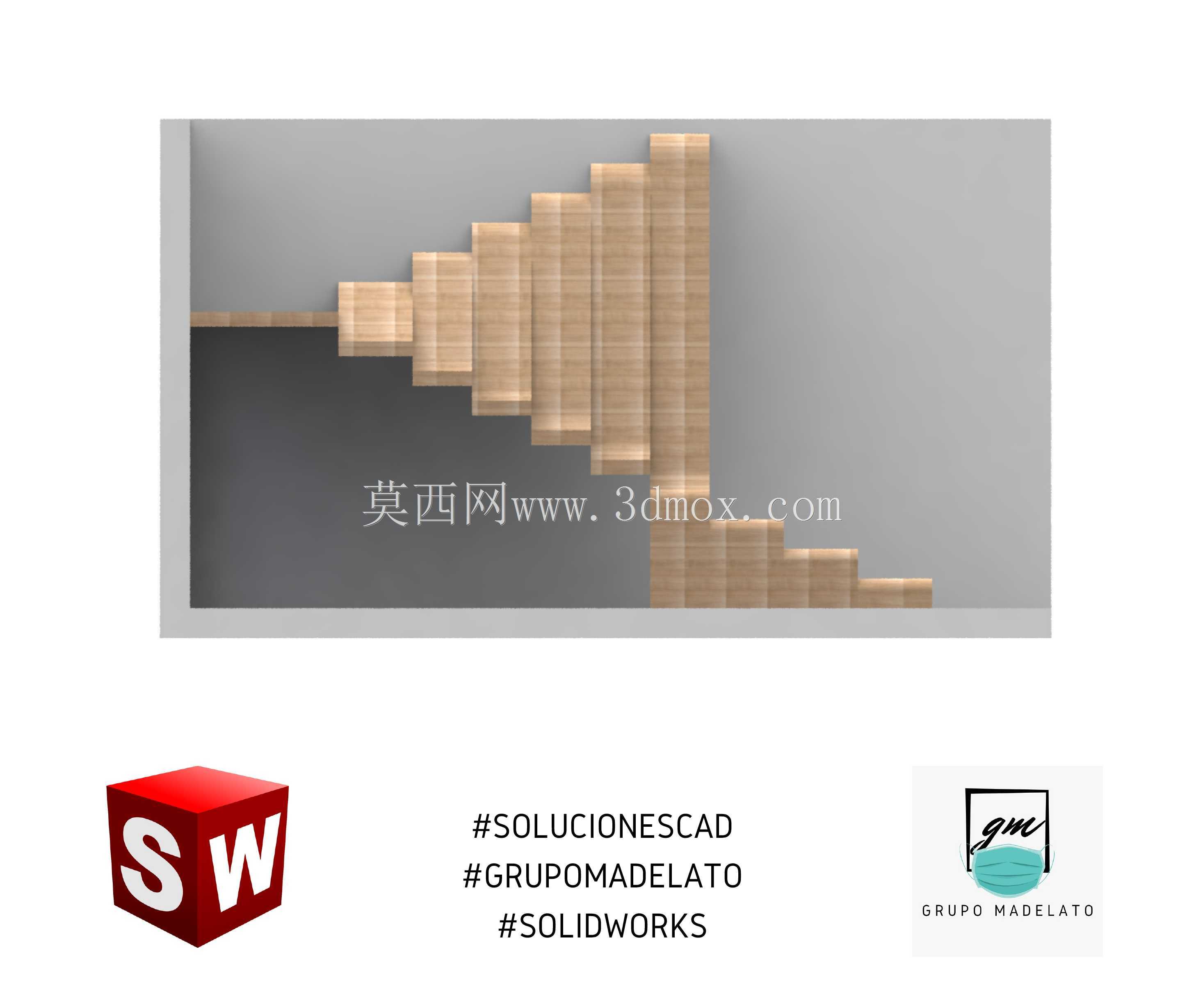 木质双楼梯——埃斯卡莱拉双楼梯(ESCALERAS DUALES DE MADERA)。
