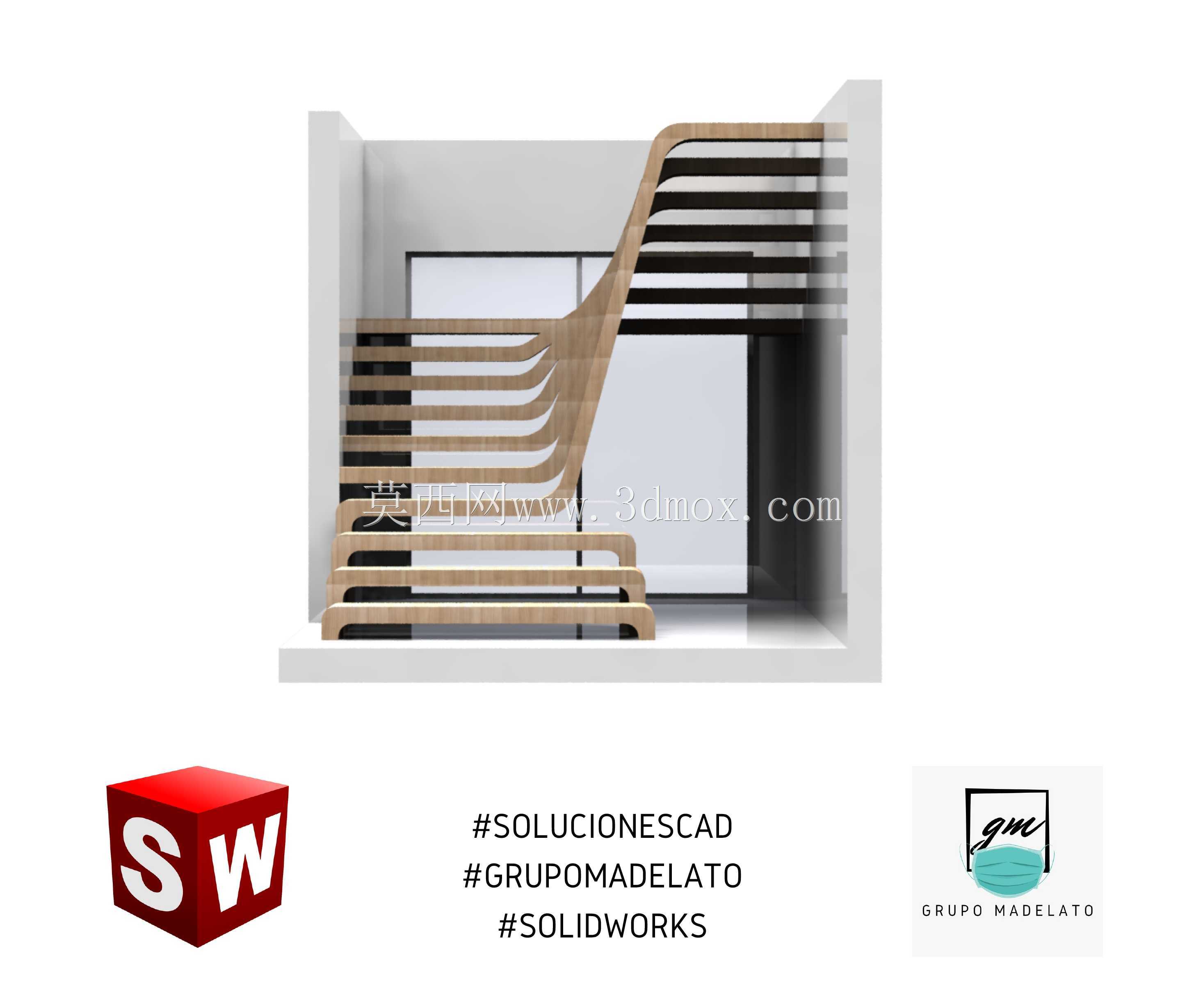 木质双楼梯——埃斯卡莱拉双楼梯(ESCALERAS DUALES DE MADERA)。
