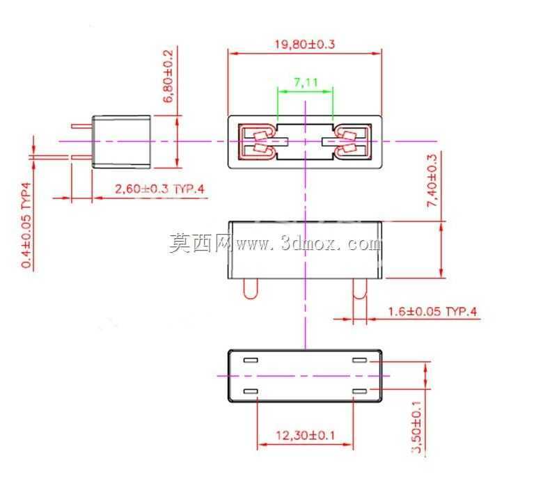 通用汽车保险丝座PCB