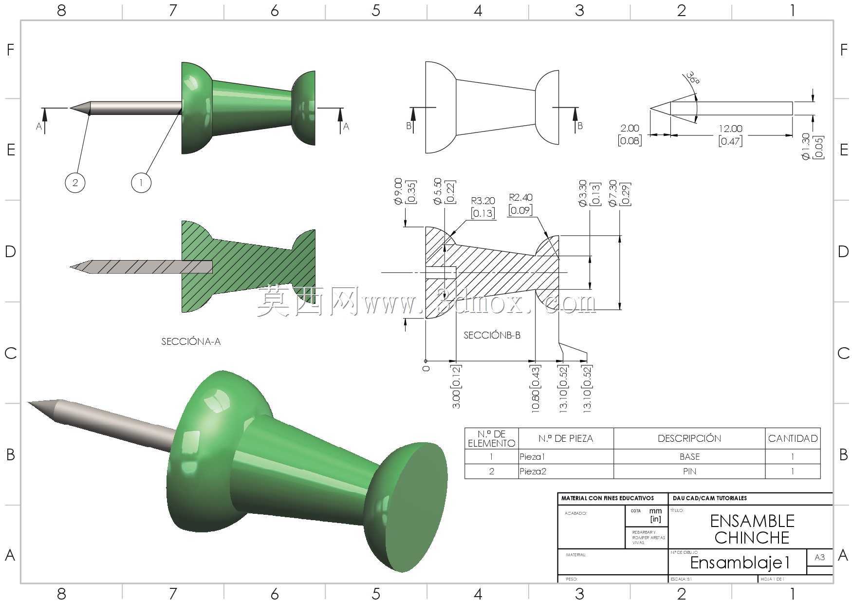 SOLIDWORKS 2020 EJERCICIO#10-Chincheta+Plano+STEP