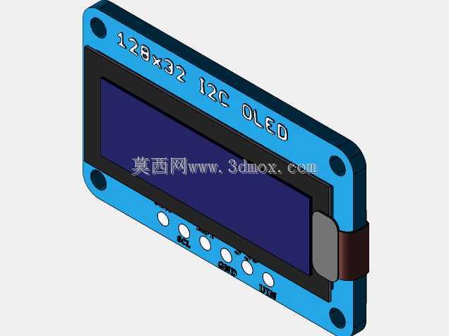Adafruit 128x32单色OLED IC2显示屏