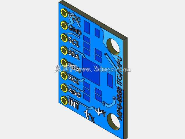 Capteur gyroscopique analogique+acc��l��rom��tre 3�ᣨ�����ǣ�MPU-6050��