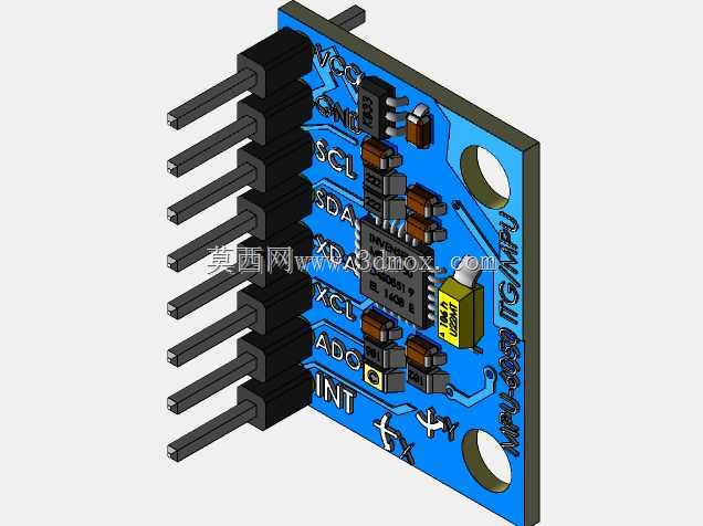 Capteur gyroscopique analogique+acc��l��rom��tre 3�ᣨ�����ǣ�MPU-6050��