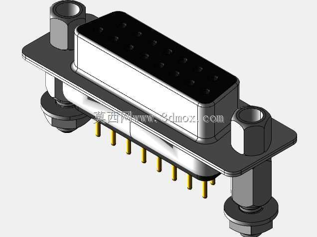 DSUB 15针阴式PCB连接器