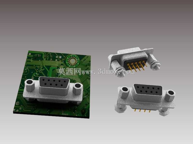 DSUB 9针阴式PCB连接器